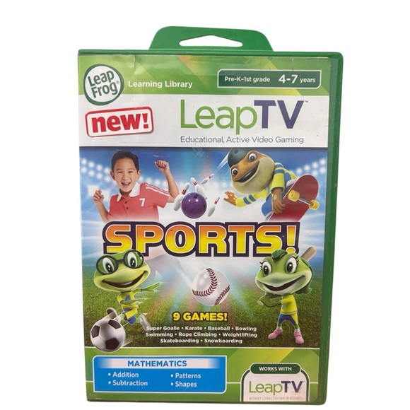 2 Leapfrog Learning Library LeapTV Educational Video Game Pixar Pets & Sports - Picture 1 of 6